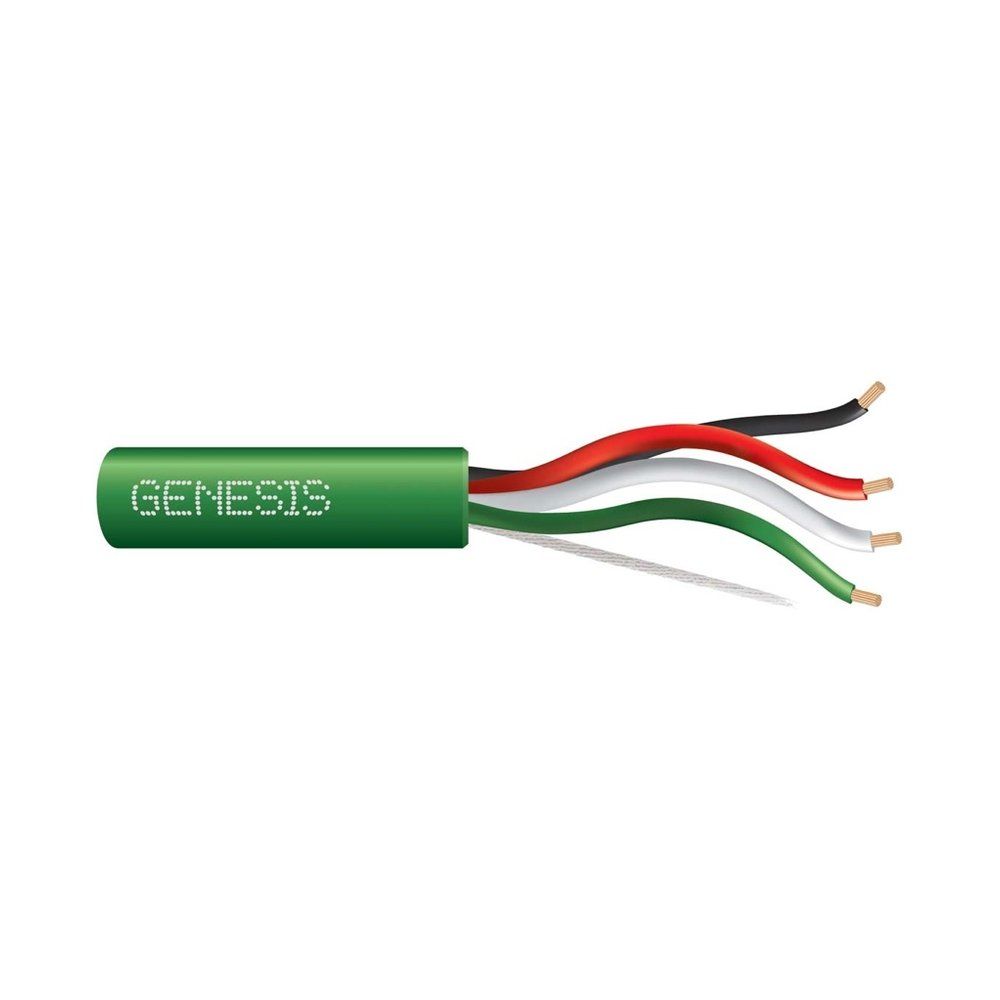 Cable Multiconductor No Blindado, Plenum 18 AWG 19 hilos — Verde, 1000 pies