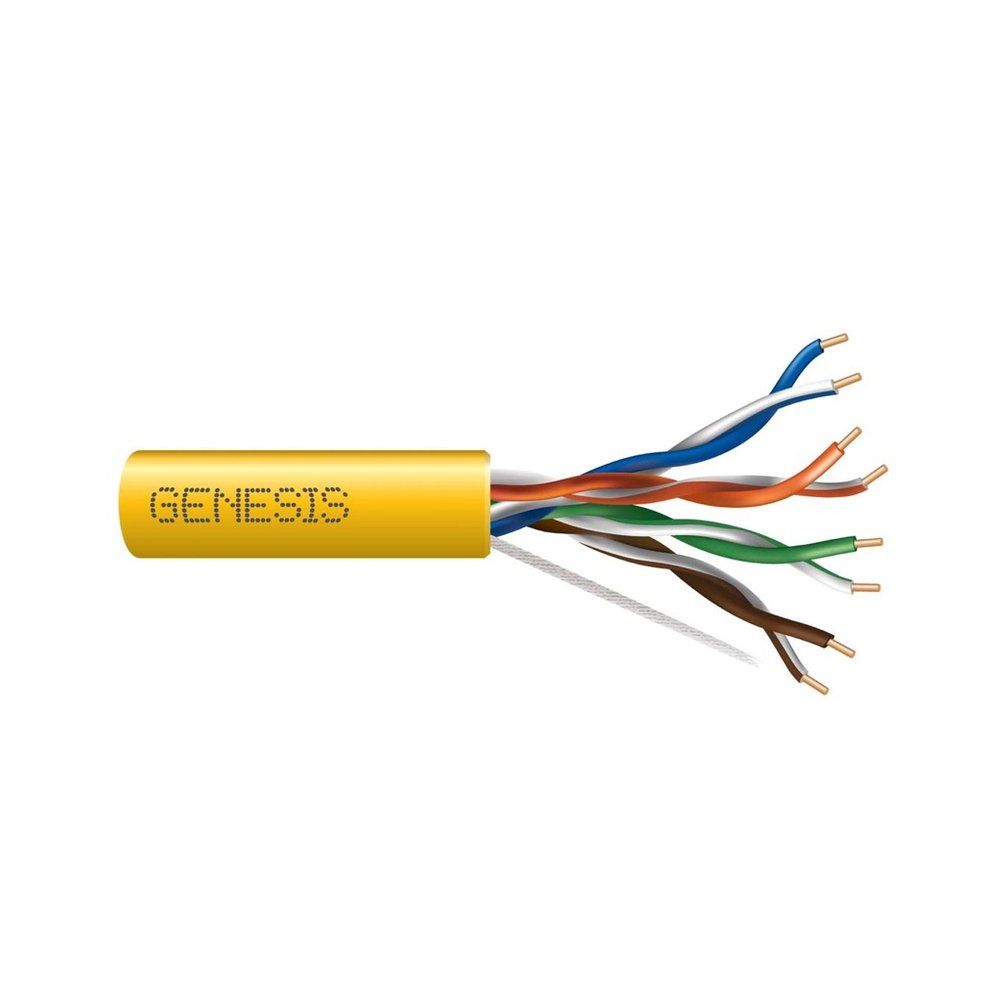 Cable 23/4PR CAT6 CMR/FT4 1000PB YEL GEN