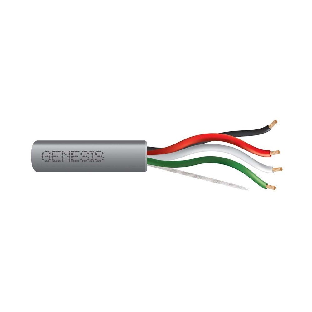 Cable Multiconductor No Blindado, Riser 14 AWG 19 hilos — Gris, 1000 pies