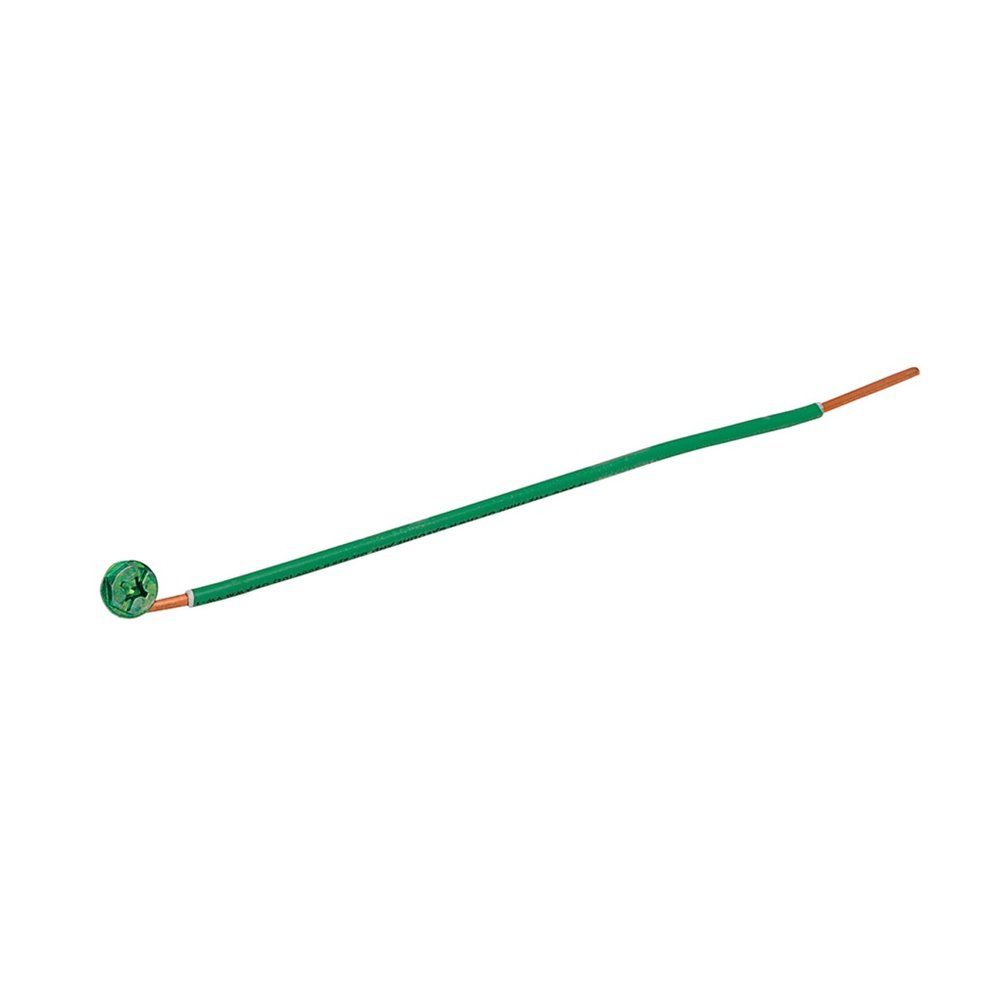 PUENTE (PIGTAIL) DE 7" CALIBRE 14 SOLIDO VERDE