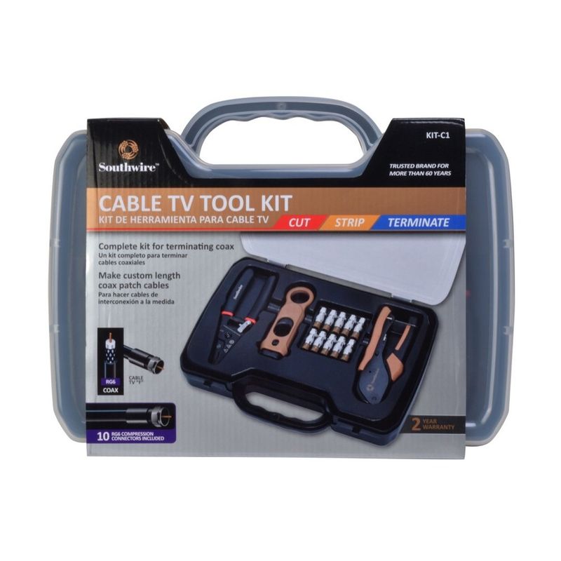 KIT-C1, KIT DE HERRAMIENTAS PARA TV POR CABLE