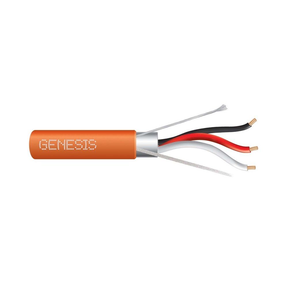 Cable Multiconductor Blindado, Plenum 22 AWG 7 hilos — Naranja, 1000 pies