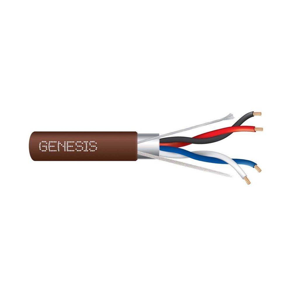 Cable 22/2 PAIR cableado Cobre CMP/CL3P/FPLP OAS Café GEN LOW CAP 1000 pies