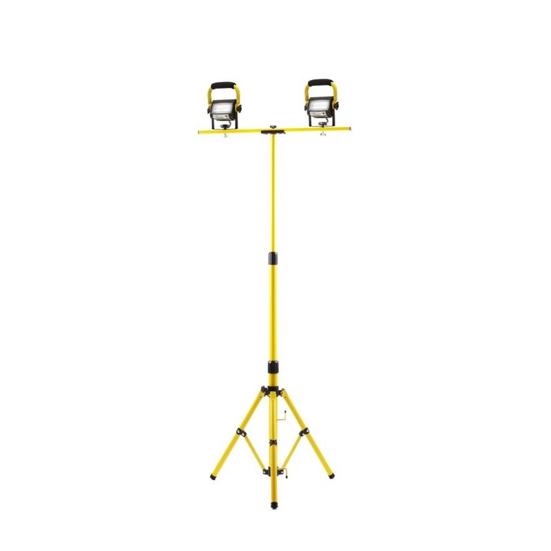 LUZ DE TRABAJO LED PROBUILT SERIE SLIM 15 WATTS - DOBLE CABEZAL CON TRÍPODE DE 2 ETAPAS