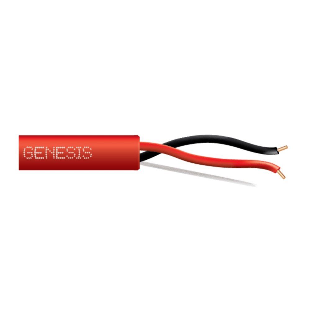 Cable 14 sólido Cobre 2/C N/S CL3P/FPLP PVC-LS Rojo GEN 1000 pies