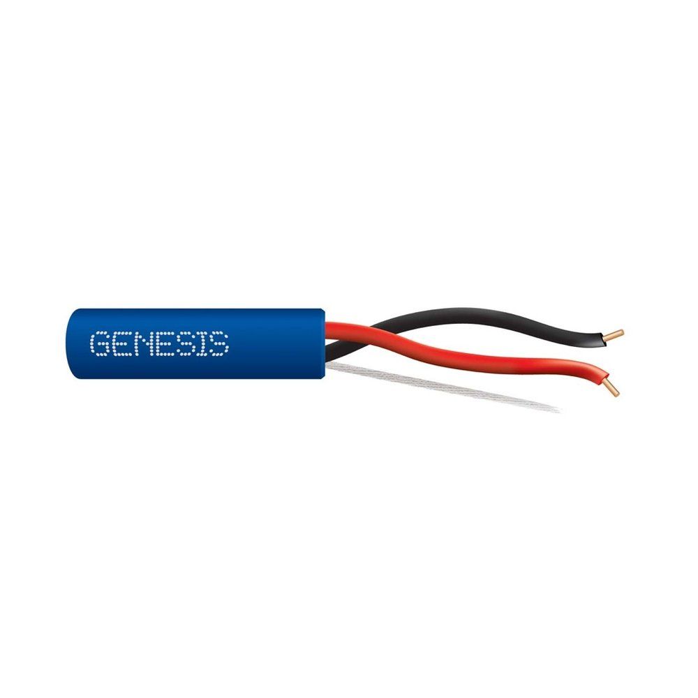 Cable 14 sólido Cobre 2/C N/S CL3P/FPLP PVC-LS Azul GEN 1000 pies