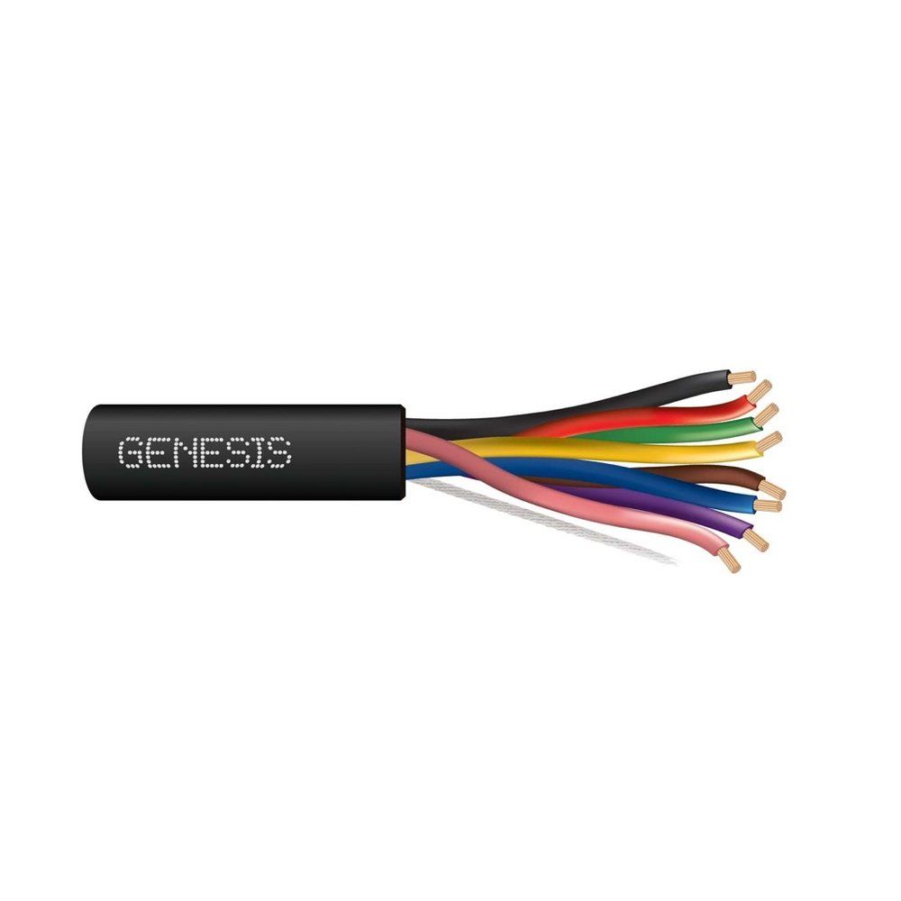 Cable para alarma contra incendios, enterramiento directo 18 AWG 19 hilos — Negro, 1000 pies