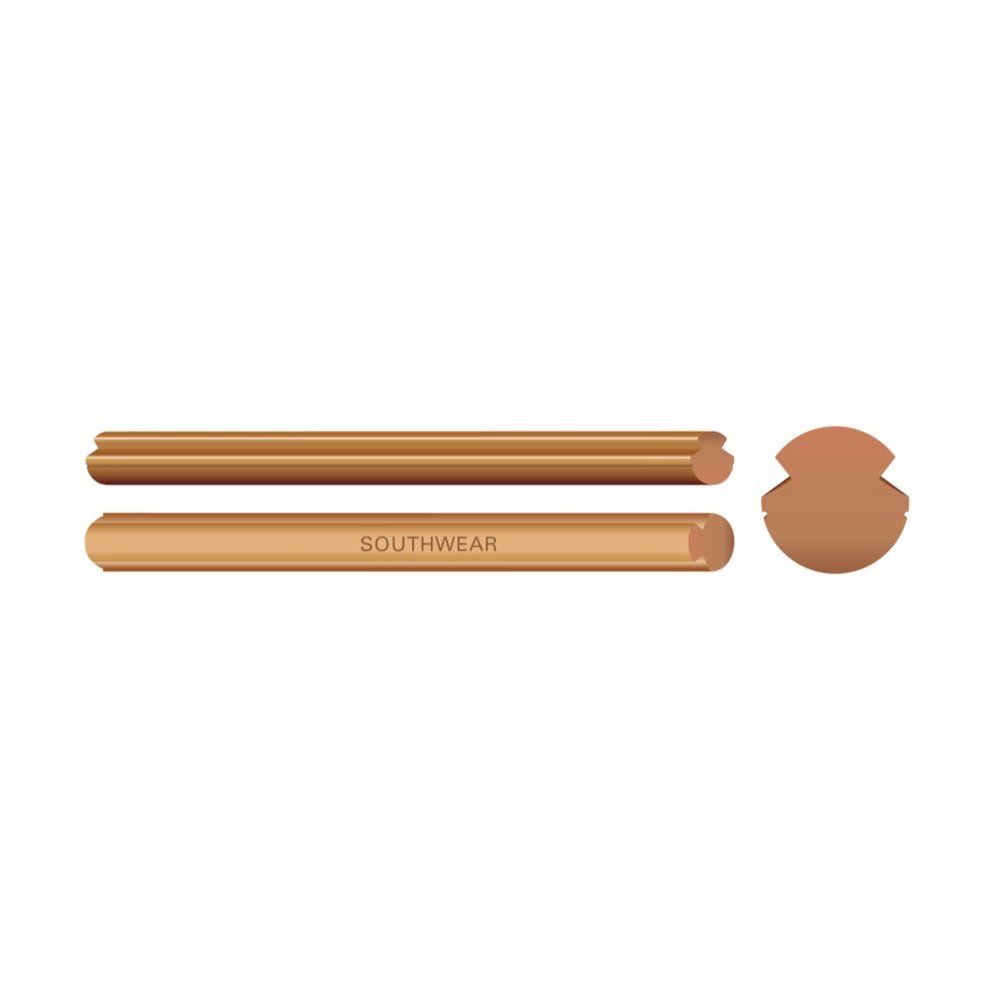 Cable 300 KCMIL sólido HD Cobre CONTACT WIRE SOUTHWEAR - SPL INDENT PRINT + 30% WEAR INDICATOR MARK