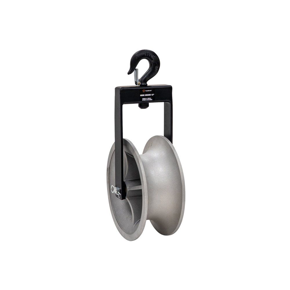 POLEA DE GANCHO, 12" DIÁM. ALUMINIO SHS12