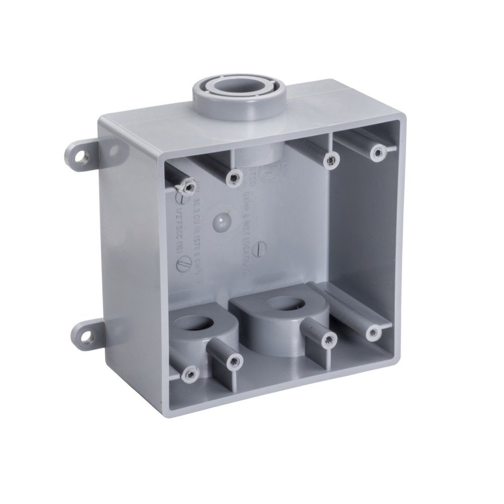 CAJA A PRUEBA DE INTEMPERIE DE 1" DE DOS CUERPOS TIPO FSCC