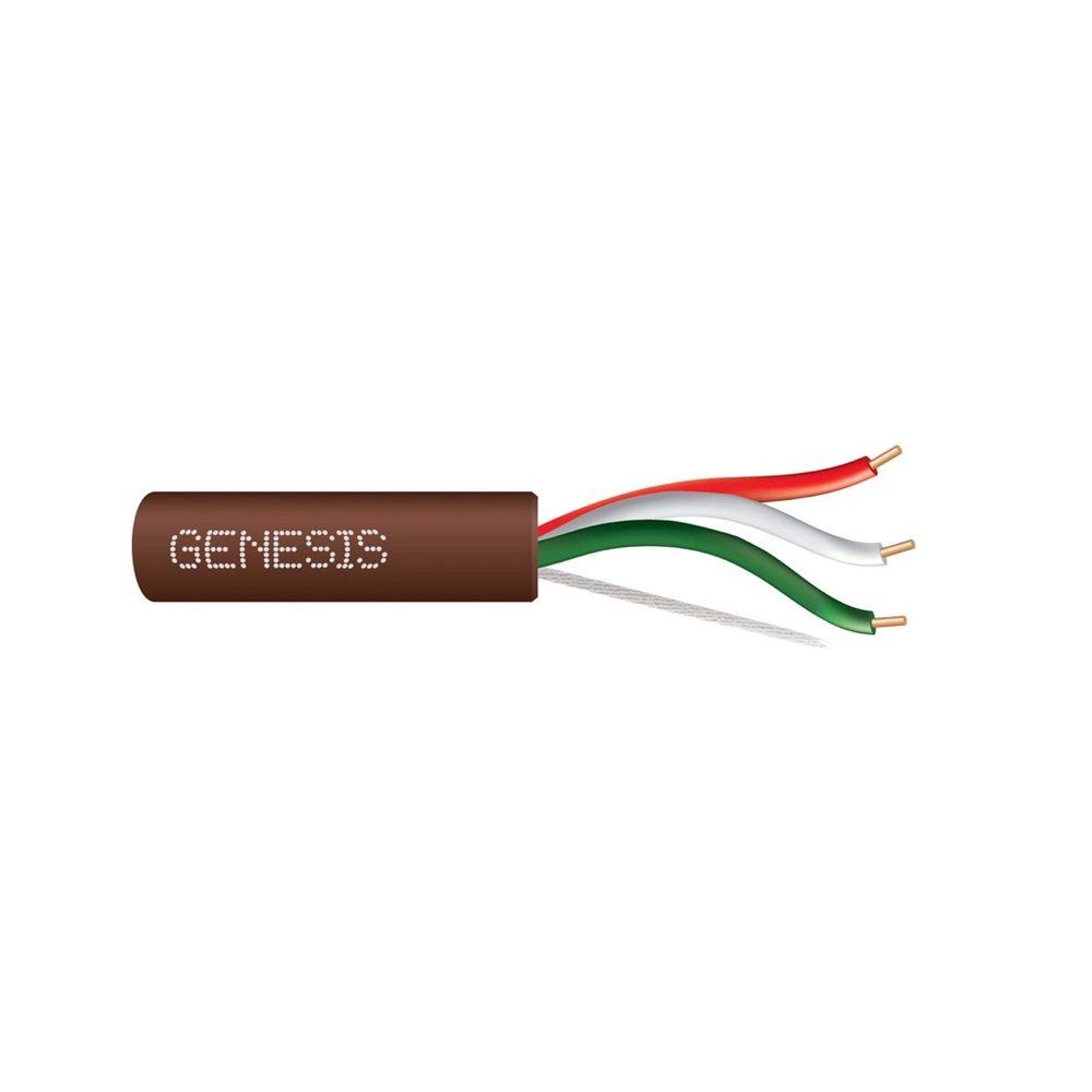 Cable 20 sólido 3/C Cobre T-STAT CL2 Café GEN 500 pies