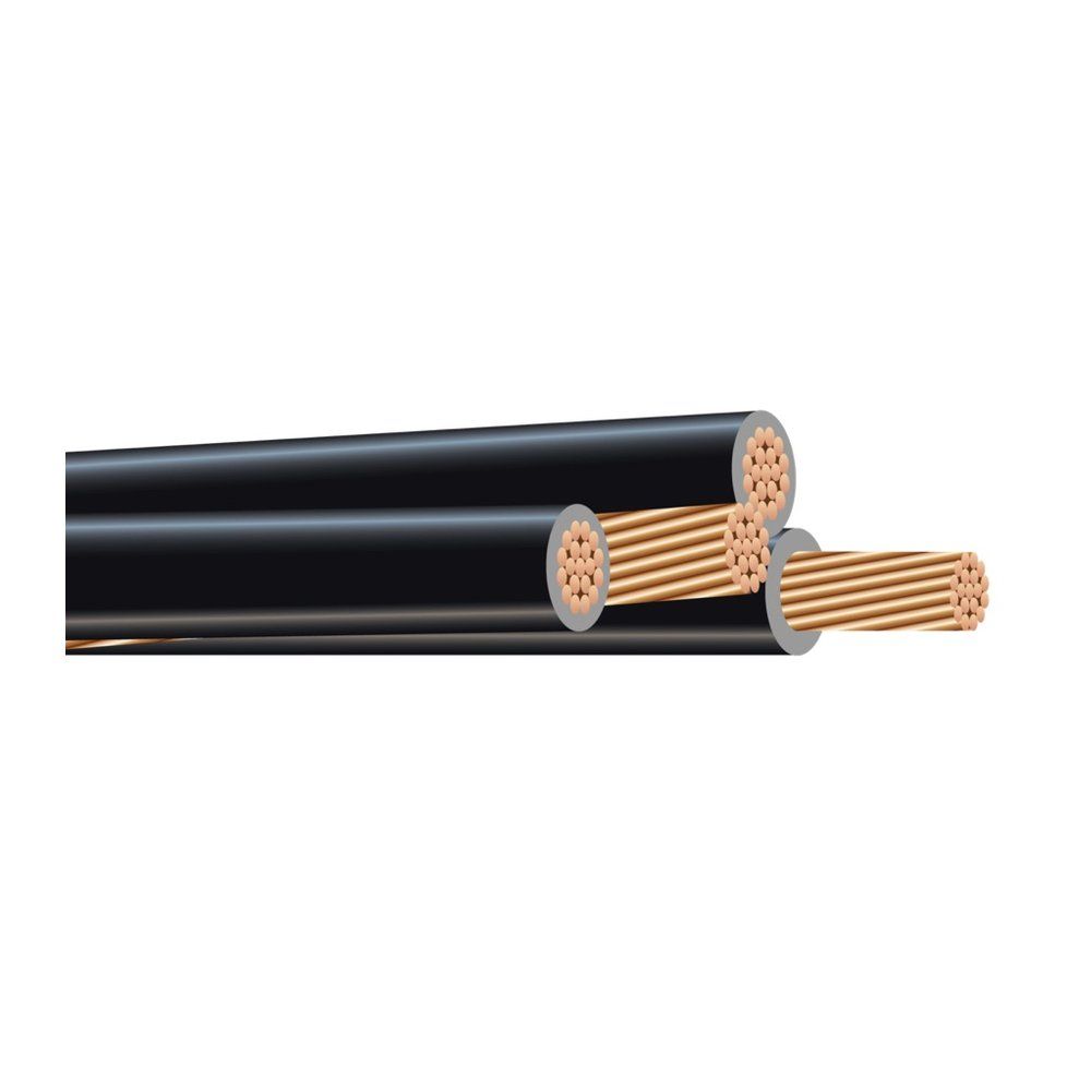 Cable ACOMETIDA AÉREA CUÁDRUPLEX CU XLP 3 AWG 7 hilos — 500 pies