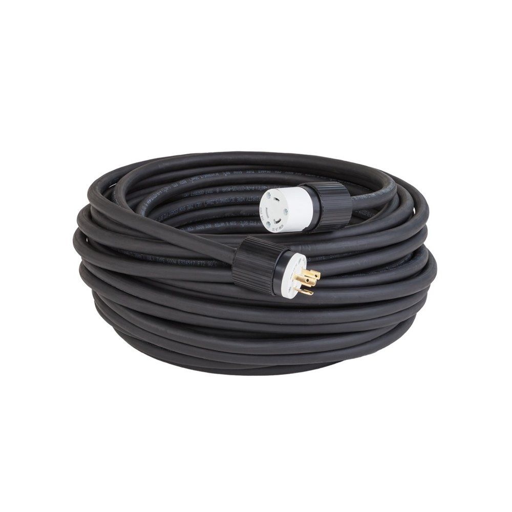 EXTENSIÓN DE 50 PIES 12/3 SOOW L5-20 DE GIRO Y BLOQUEO (TWIST-LOCK) 125V 20A 2P3W