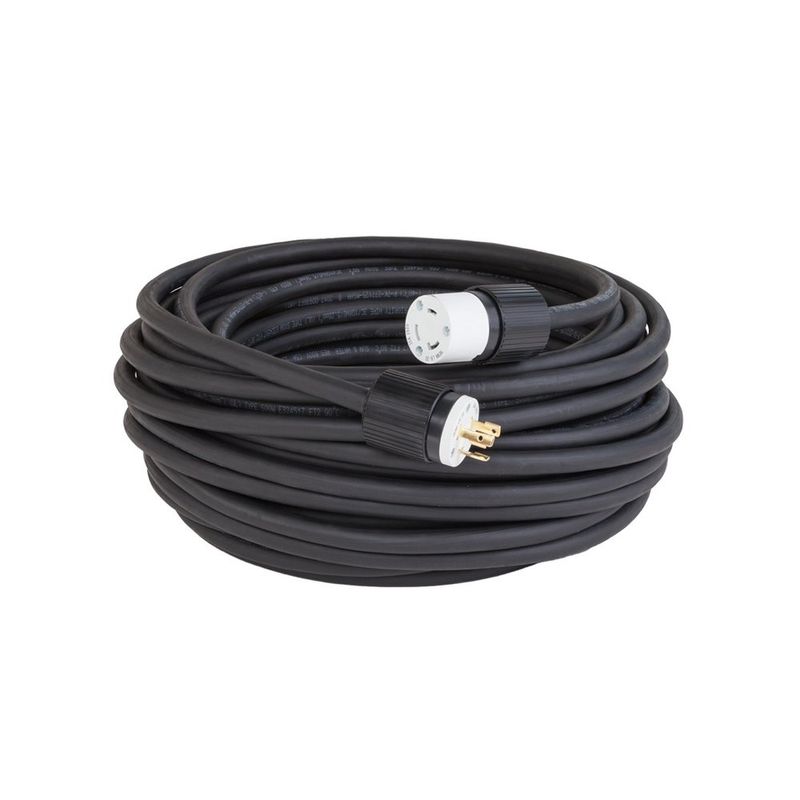 EXTENSIÓN DE 50 PIES 12/3 SOOW L5-20 DE GIRO Y BLOQUEO (TWIST-LOCK) 125V 20A 2P3W