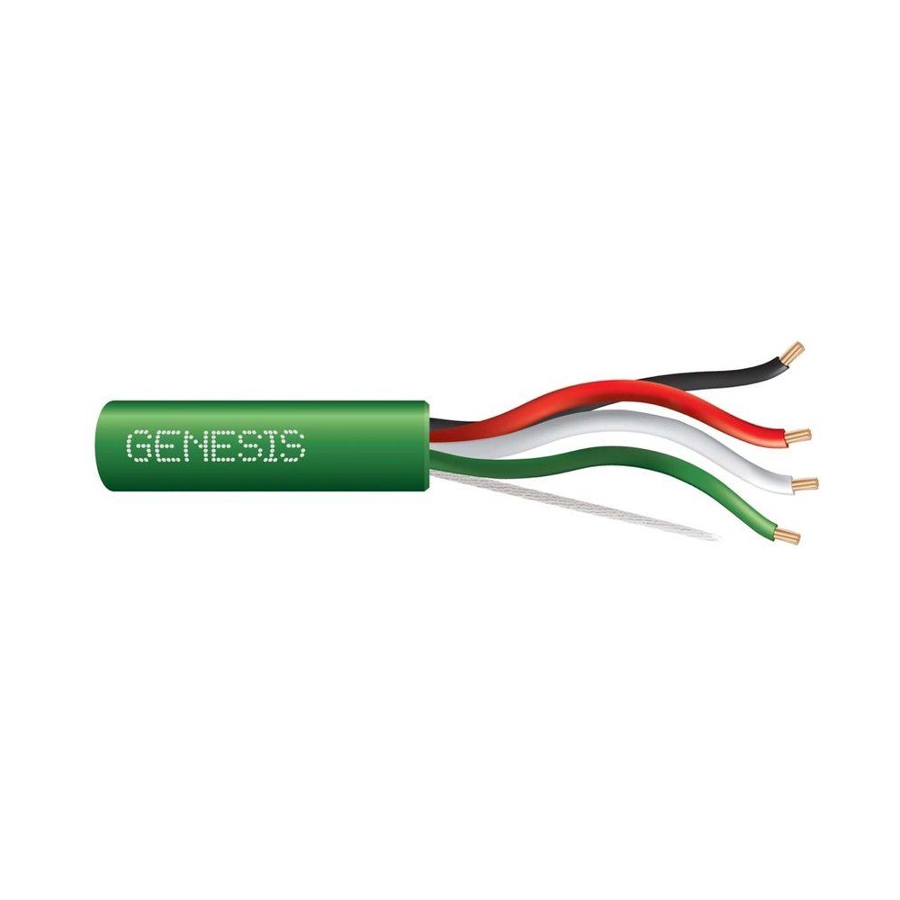 Cable Multiconductor No Blindado, Plenum 22 AWG 7 hilos — Verde, 1000 pies