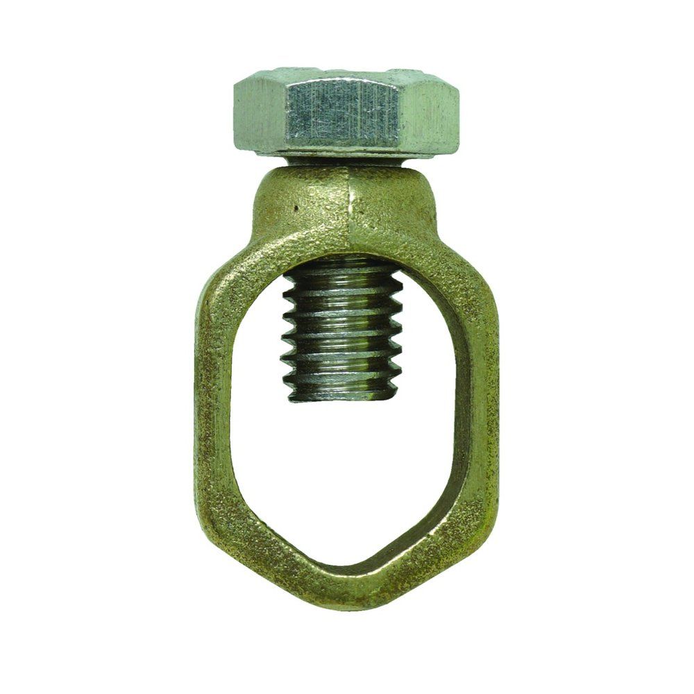 ABRAZADERA PARA VARILLA DE TIERRA, BRONCE, 5/8", #10-#2 AWG, PAQUETE DE 5