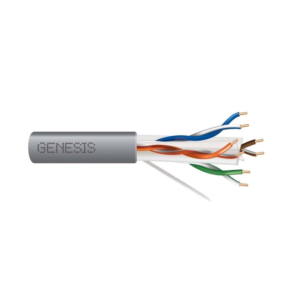 Cable 23/4PR CAT6+ CMR/FT4 1000PB GRY GEN