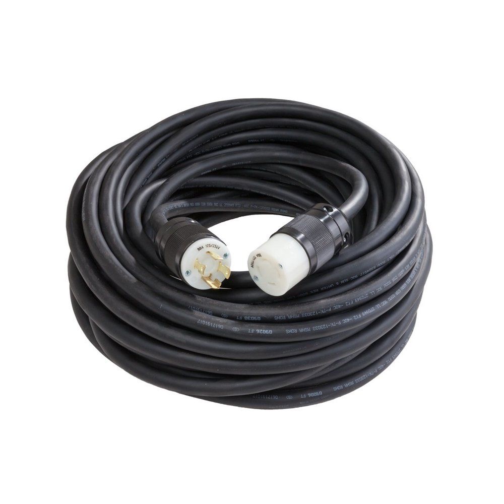 EXTENSIÓN DE 50 PIES 12/4 SOOW L15-20 DE GIRO Y BLOQUEO (TWIST-LOCK) 250V 20A 3P4W