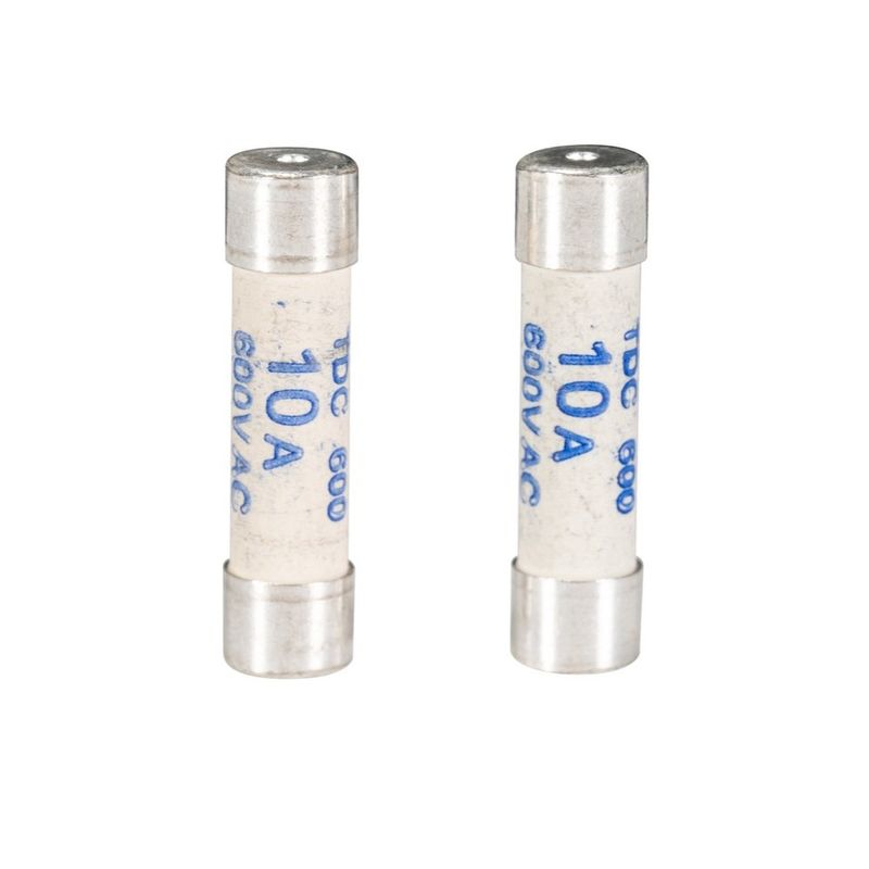 FUSIBLE 10A / 600V 6.3×25.4MM - PAQUETE DE 2