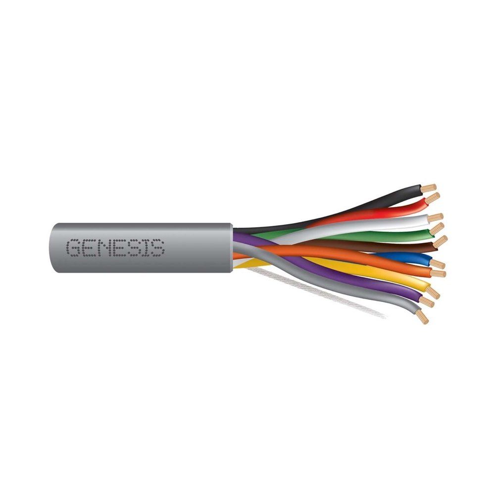 Cable Multiconductor No Blindado, Riser 18 AWG 19 hilos — Gris, 1000 pies