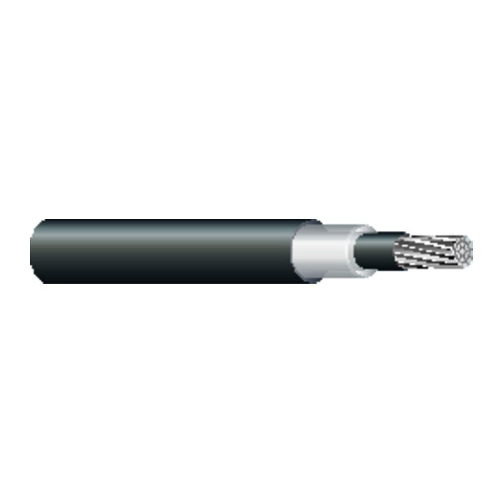 Cable 336.4-19 AAC CPT 15KV 15/75/75 MILS TRACK RESISTANT HDPE Negro