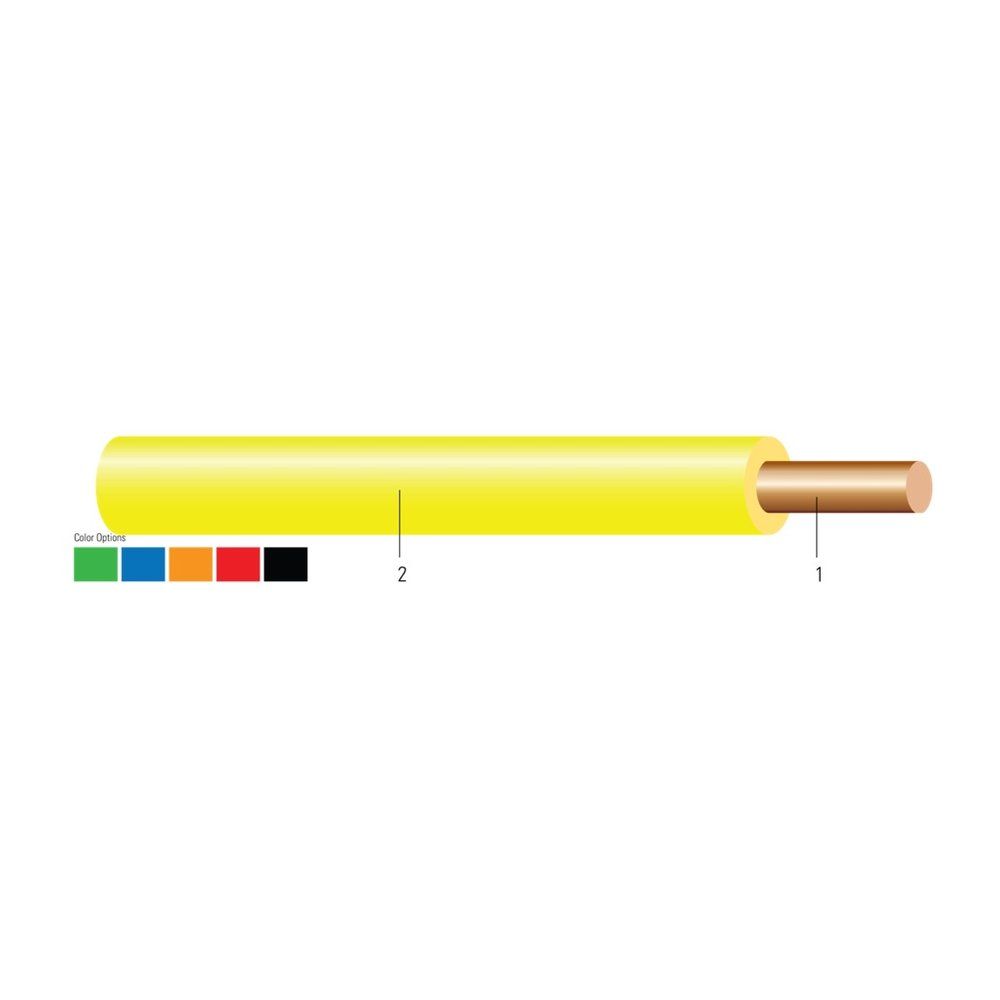Cable 14 sólido SD Cobre Rojo PE SPRINKLER/TRACER WIRE PE(45) 500 pies