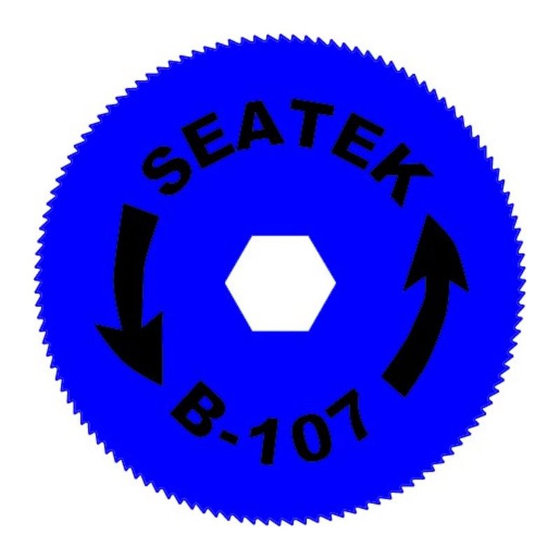 B-107, HOJA DE DIENTES DESCENTRADOS