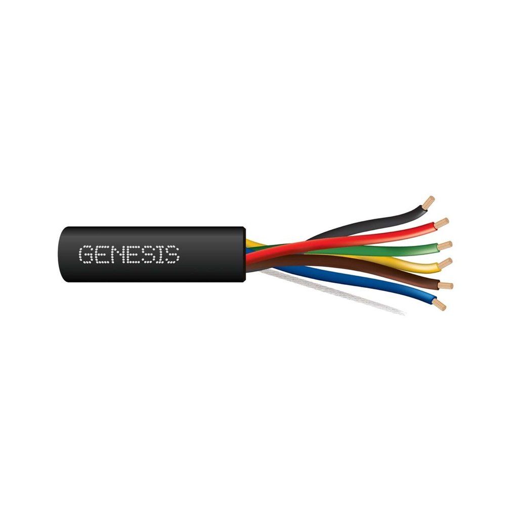 Cable para alarma contra incendios, enterramiento directo 18 AWG 19 hilos — Negro, 1000 pies