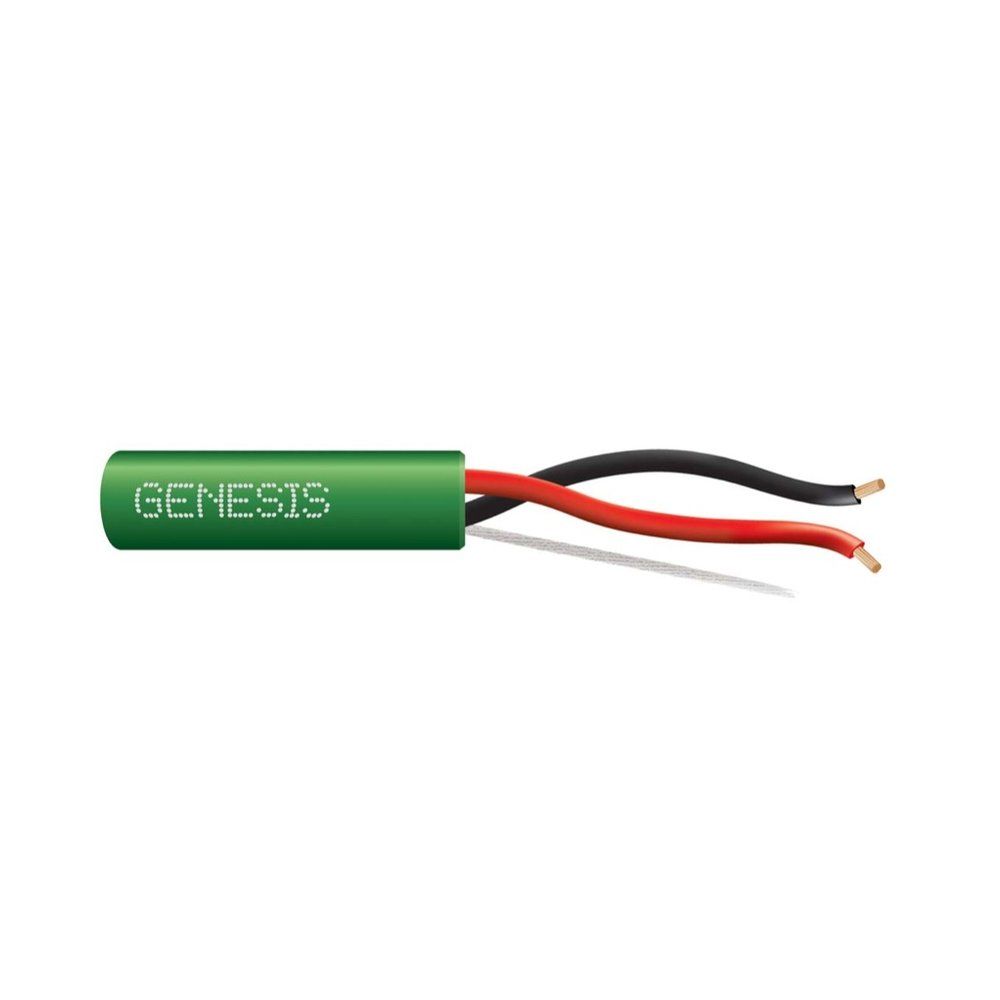Cable de audio para cine en casa, riser (vertical) 14 AWG 41 hilos — Verde, 500 pies