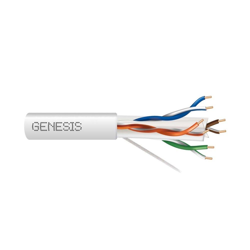 Cable 23/4PR CAT6+ CMR/FT4 1000PB WHT GEN