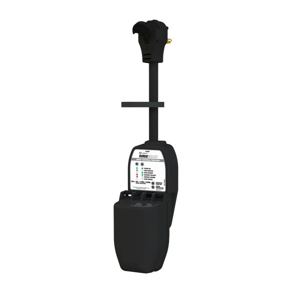 PROTECTOR SURGE GUARD PORTÁTIL 30A CON CUBIERTA, 30A 120V