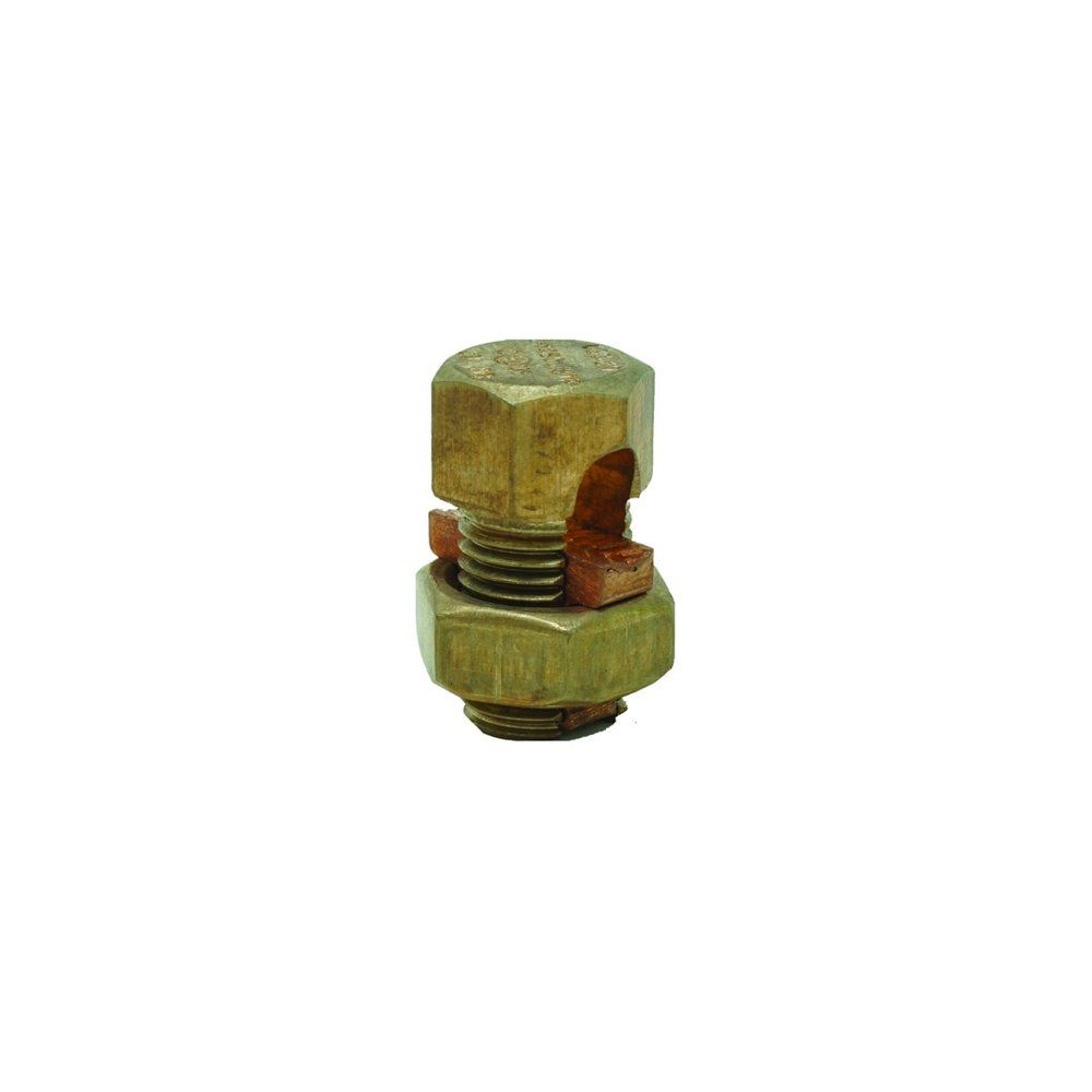 CONECTOR DE PERNO PARTIDO, ENTERRAMIENTO DIRECTO, COBRE, #8-#4AWG, 1PZA