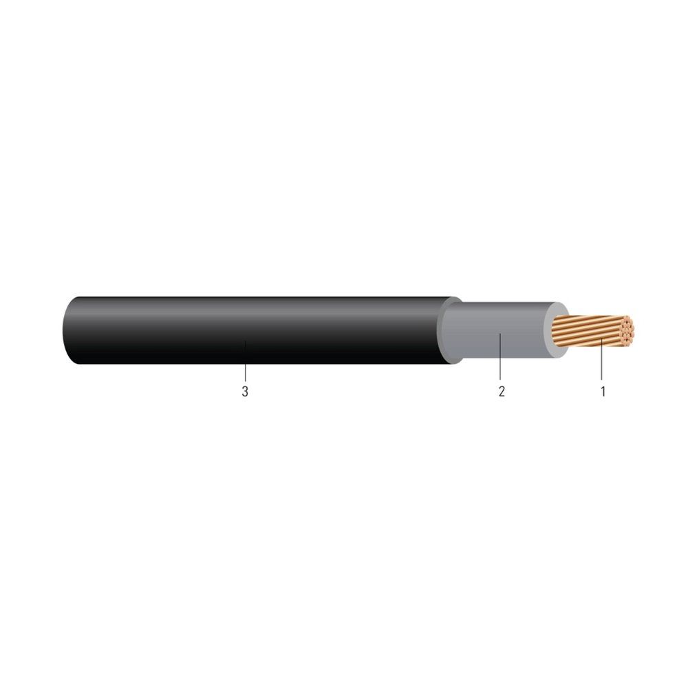 Cable CU 600/1000V Aislamiento XLPE. Clasificado para charola (CT) - Resistente a la luz solar - Libre de silicona 500 KCMIL 37 hilos
