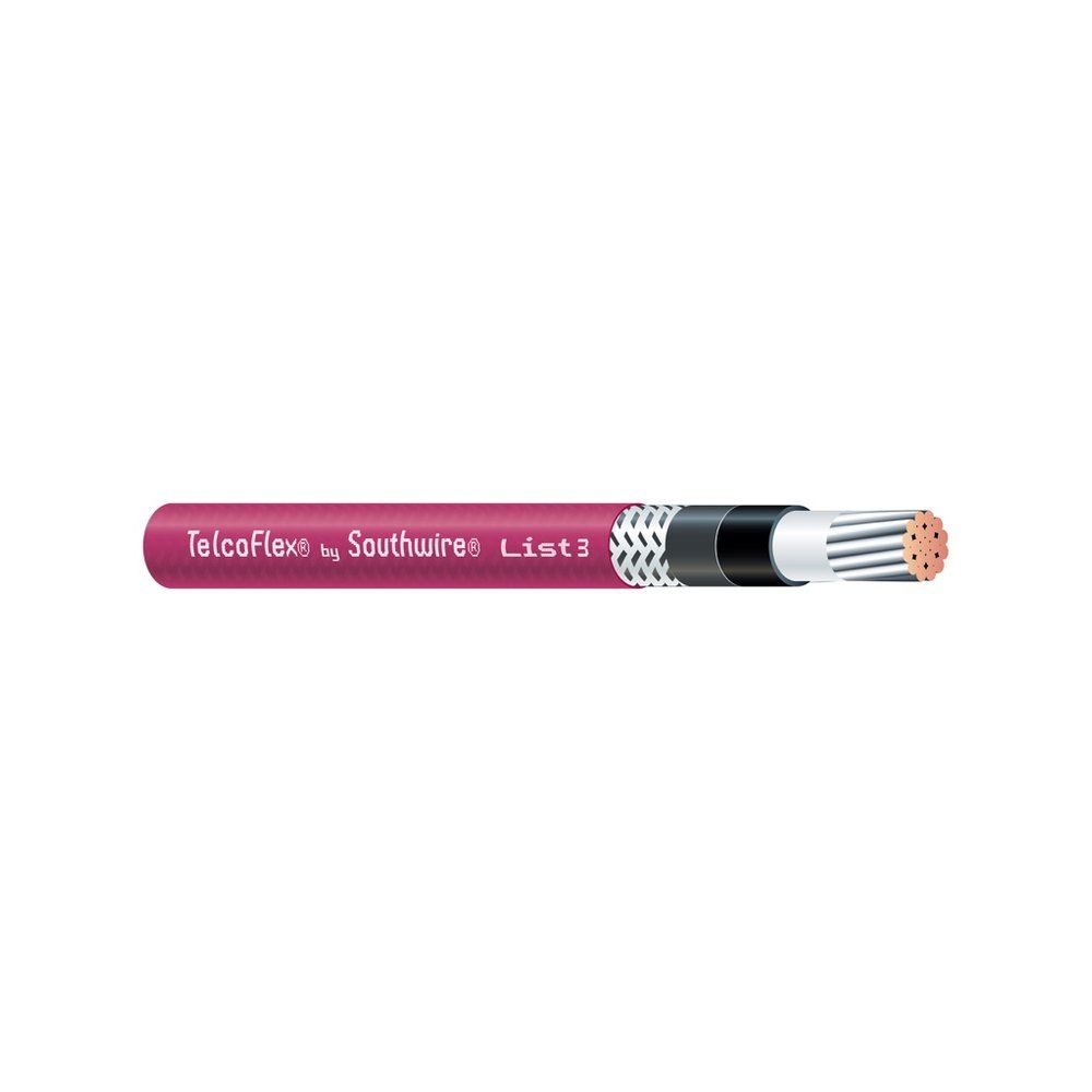 Alambre y cable de energía para telecomunicaciones TELCOFLEX® L3 4/0 AWG 19 hilos — Rojo, 2000 pies