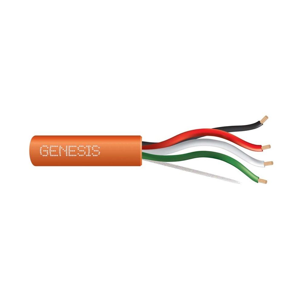 Cable Multiconductor No Blindado, Plenum 18 AWG 19 hilos — Naranja, 1000 pies