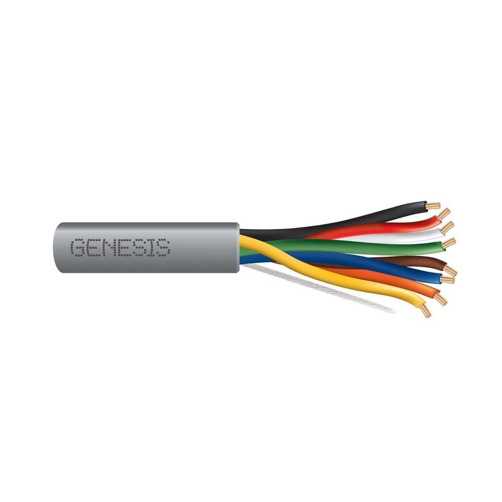 Cable Multiconductor No Blindado, Riser 22 AWG 7 hilos — Gris, 1000 pies
