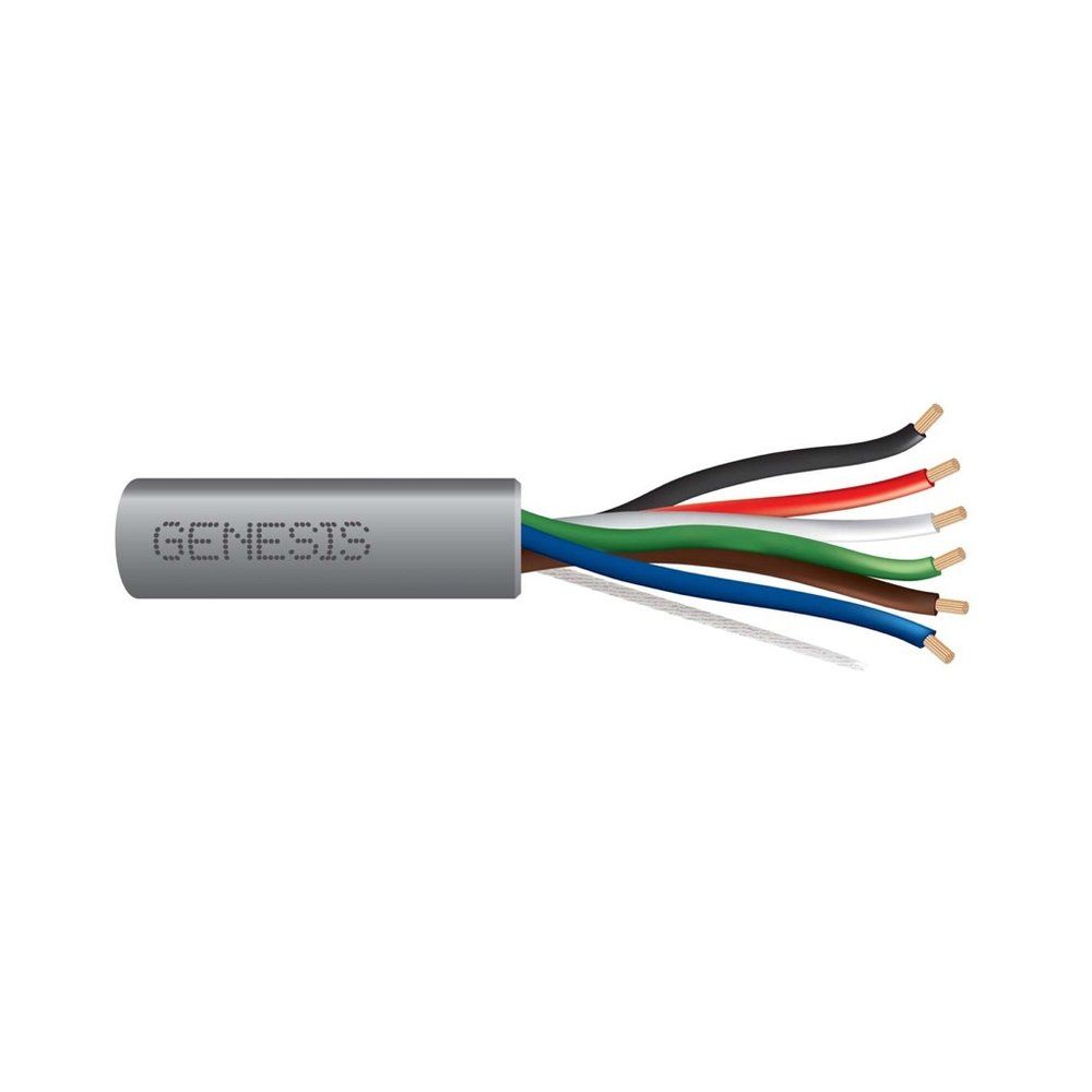 Cable Multiconductor No Blindado, Riser 18 AWG 19 hilos — Gris, 500 pies