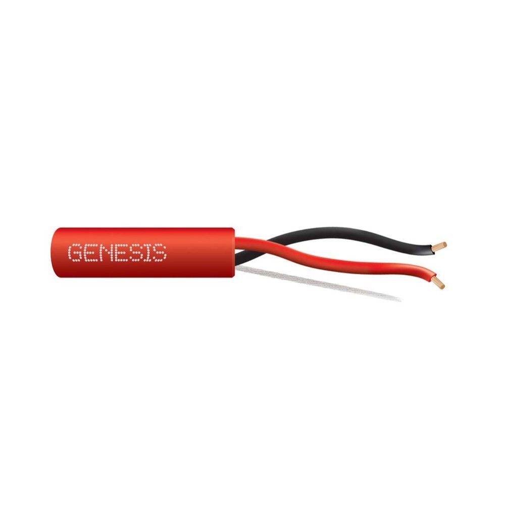 Cable sin blindaje para alarma contra incendios, plenum 16 AWG 19 hilos — Rojo, 1000 pies