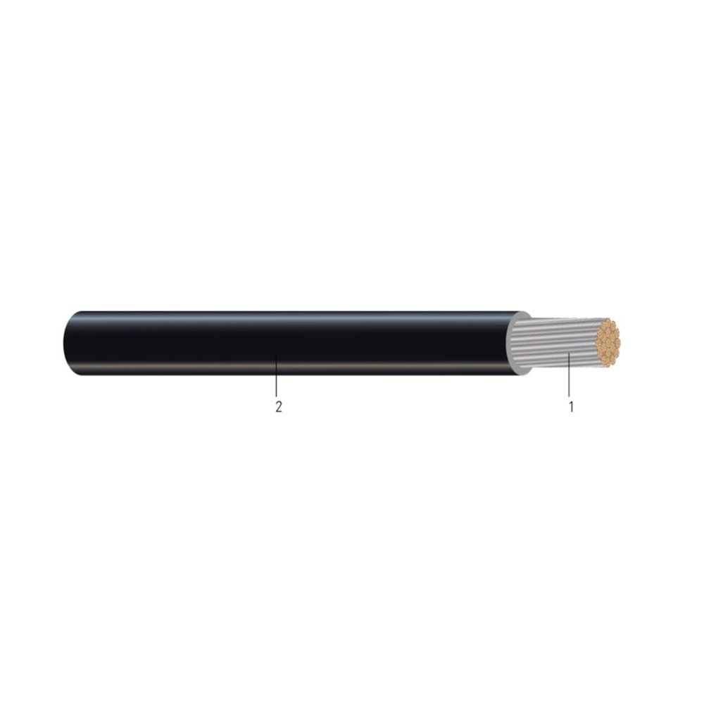 Cable Southwire® Machine Flex® Power XLPE RW90 250 KCMIL 608 hilos — Negro