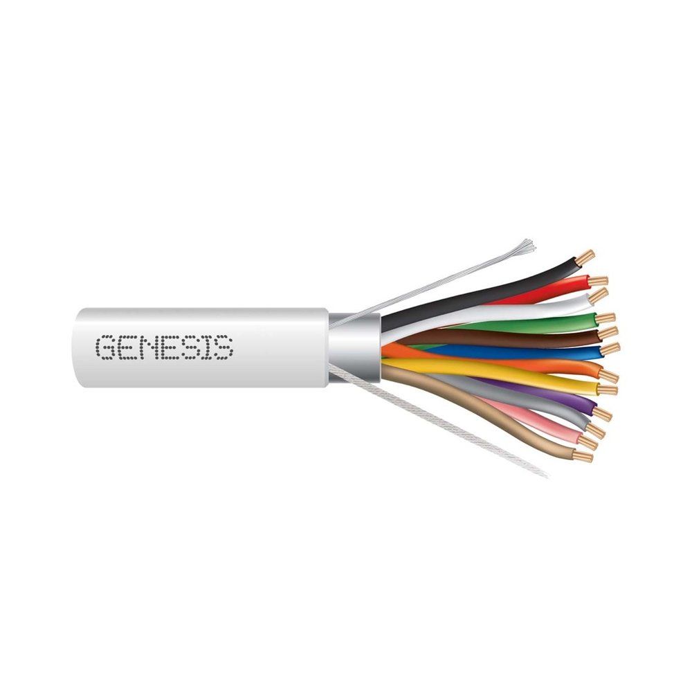 Cable Multiconductor Blindado, Plenum 22 AWG 7 hilos — Natural, 1000 pies