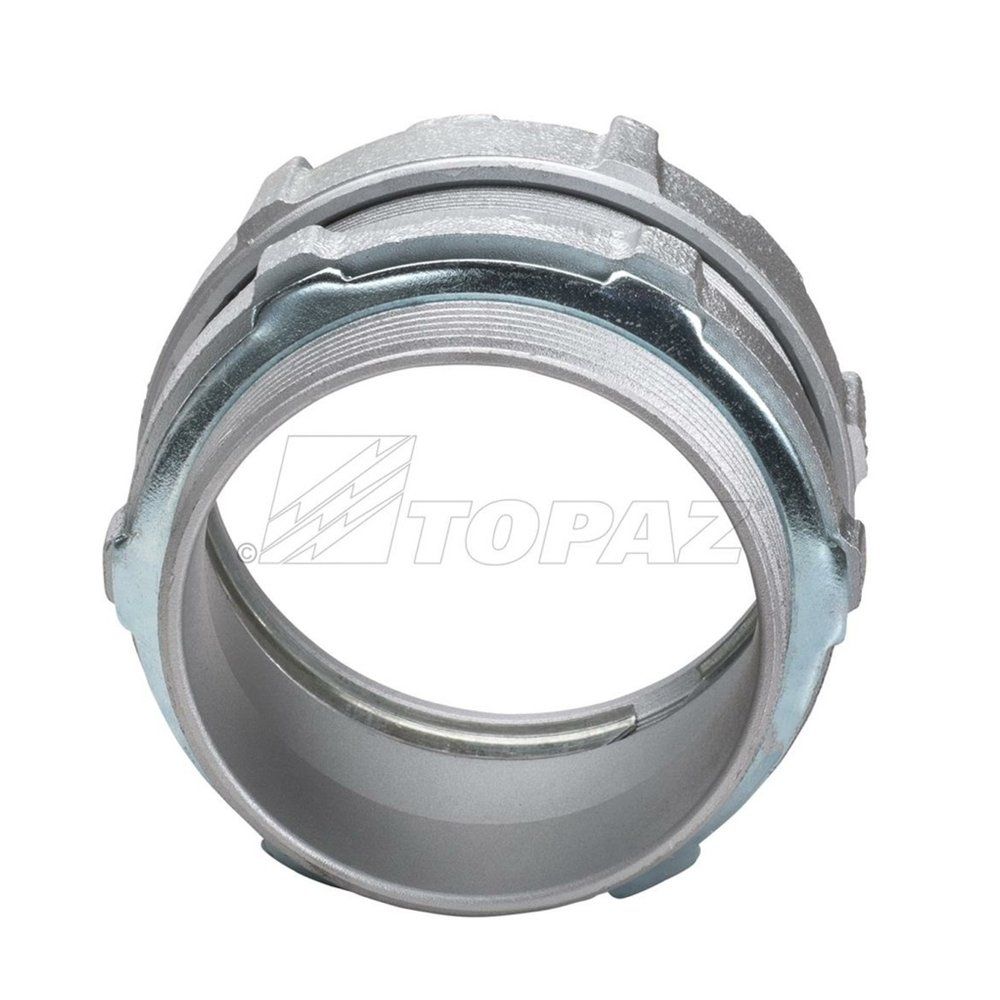 CONECTOR DE COMPRESIÓN PARA CONDUIT RÍGIDO DE FUNDICIÓN MALEABLE 4"