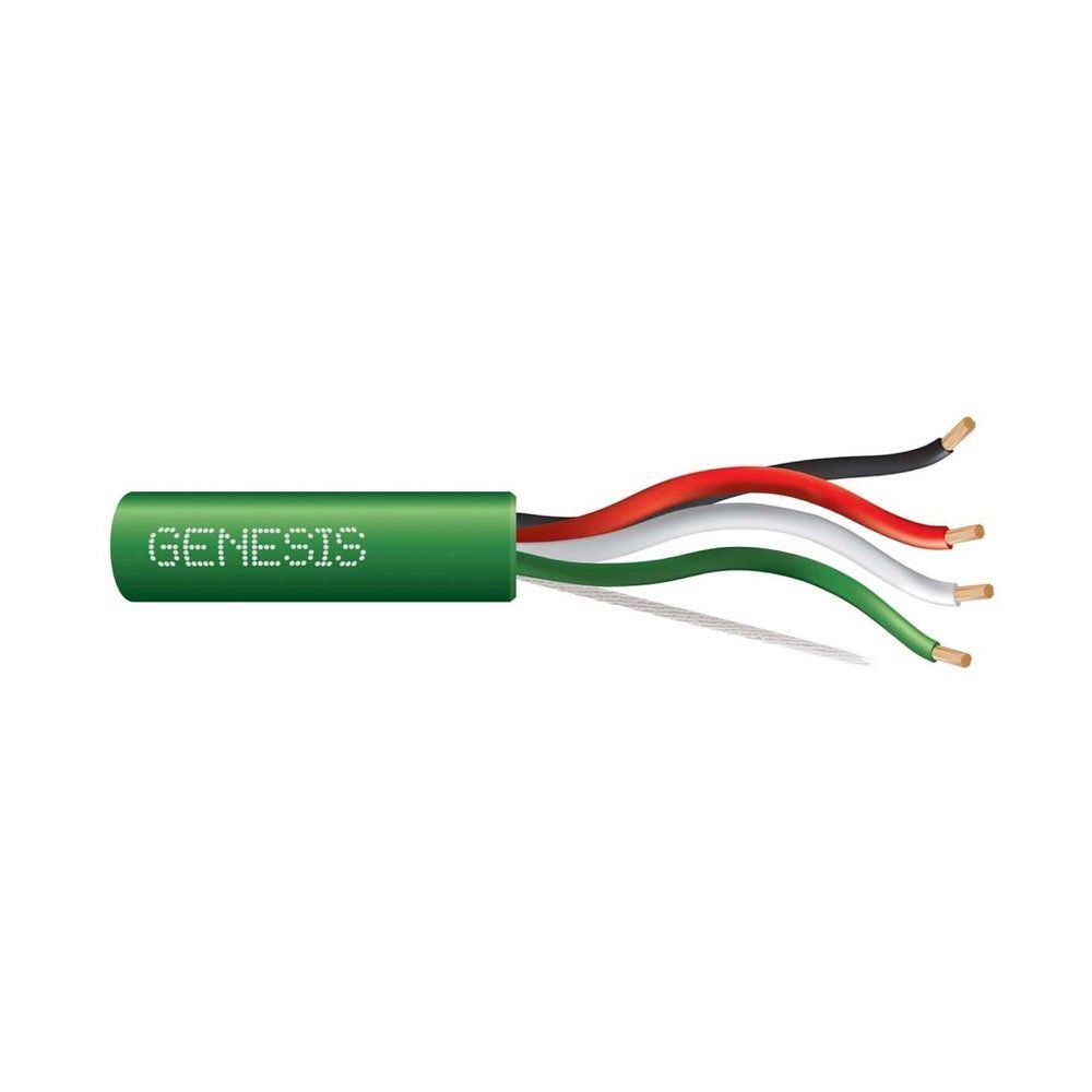 Audacious Sound Cable®, Riser 14 AWG 105 hilos — Verde, 500 pies