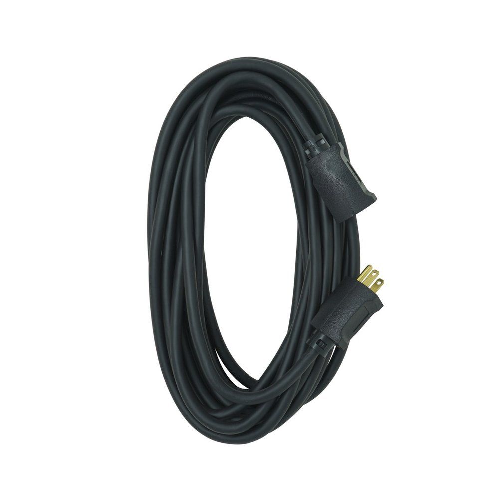 SOUTHWIRE, EXTENSIÓN ELÉCTRICA PARA EXTERIORES TALLER/GRANJA AGRIPRO 14/3 SJTOW 25' NEGRA