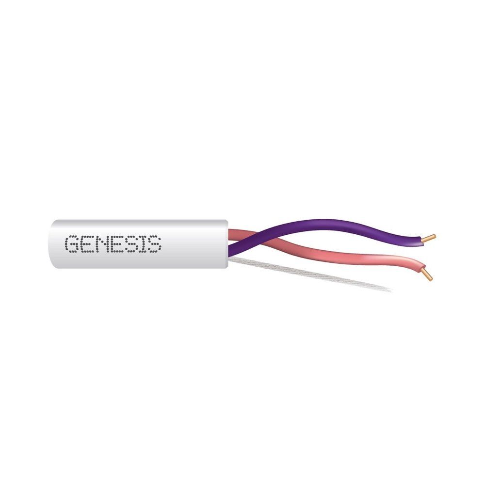 Cable 16 sólido 2/C Cobre CMP/FT6 Blanco GEN 1000 pies