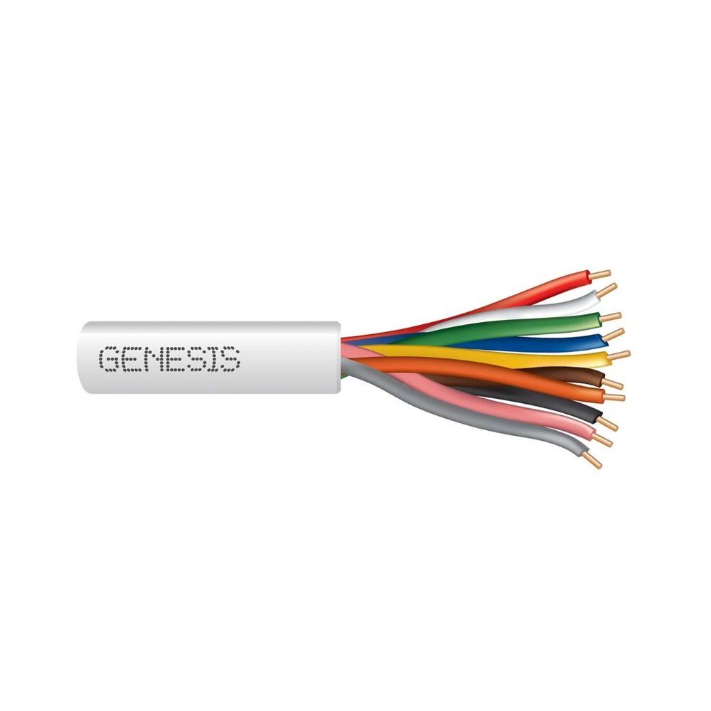 Cable 18 sólido 10/C Cobre T-STAT CL2 Blanco GEN 250 pies