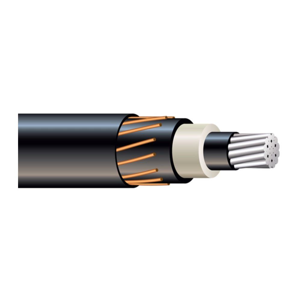 Cable Aluminio 15KV XLP MV con Chaqueta LLDPE 2 AWG 7 hilos — Rojo