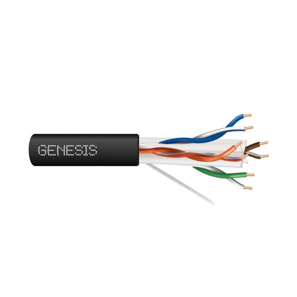 Cable 23/4PR CAT6+CMP/FT6 1000PB BLK GEN