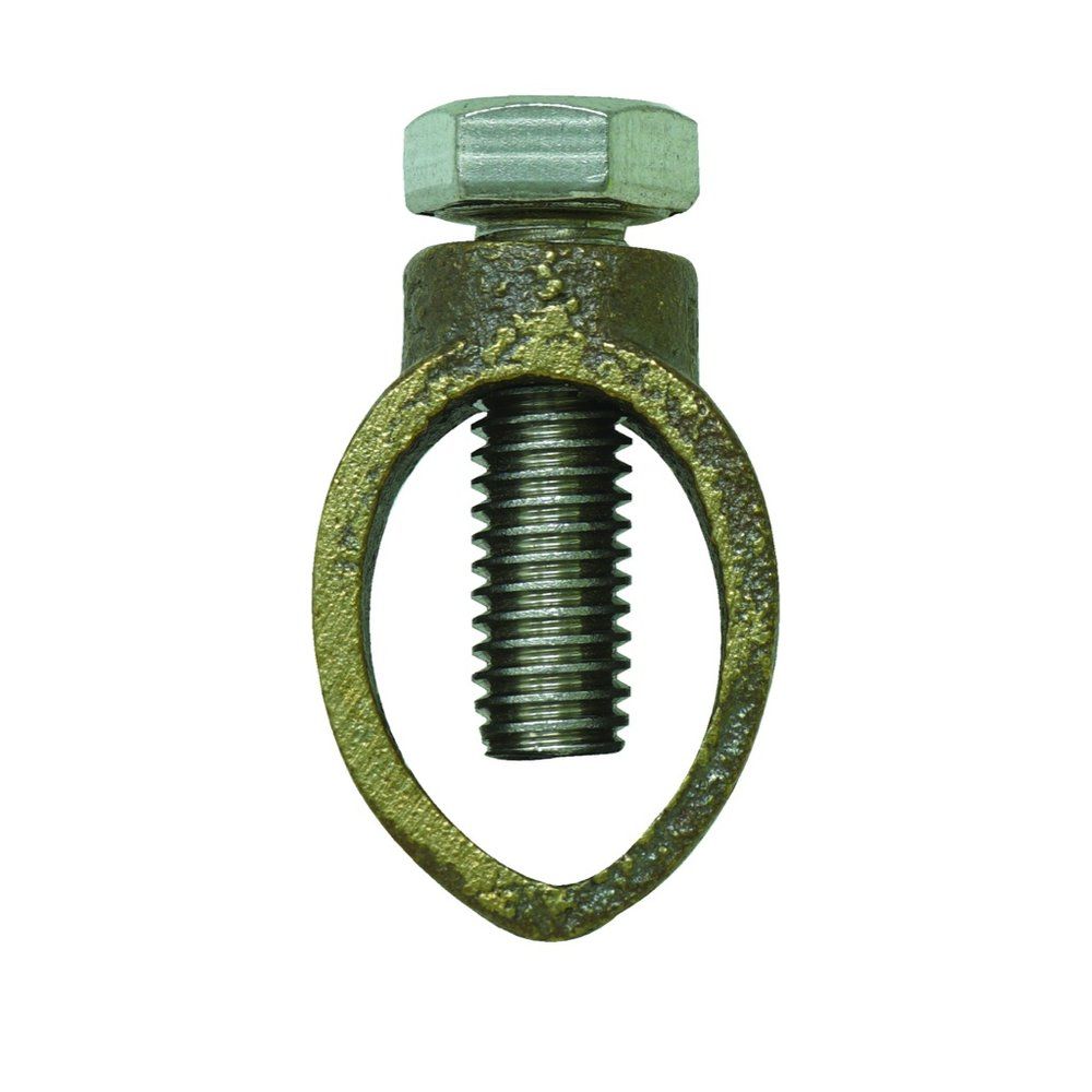 ABRAZADERA PARA VARILLA DE TIERRA, BRONCE, 1/2"-3/4", #10-1/0AWG, 1 PZA