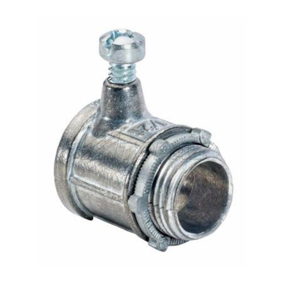 CONECTOR RÍGIDO DE ACERO INOXIDABLE DE 3/4"