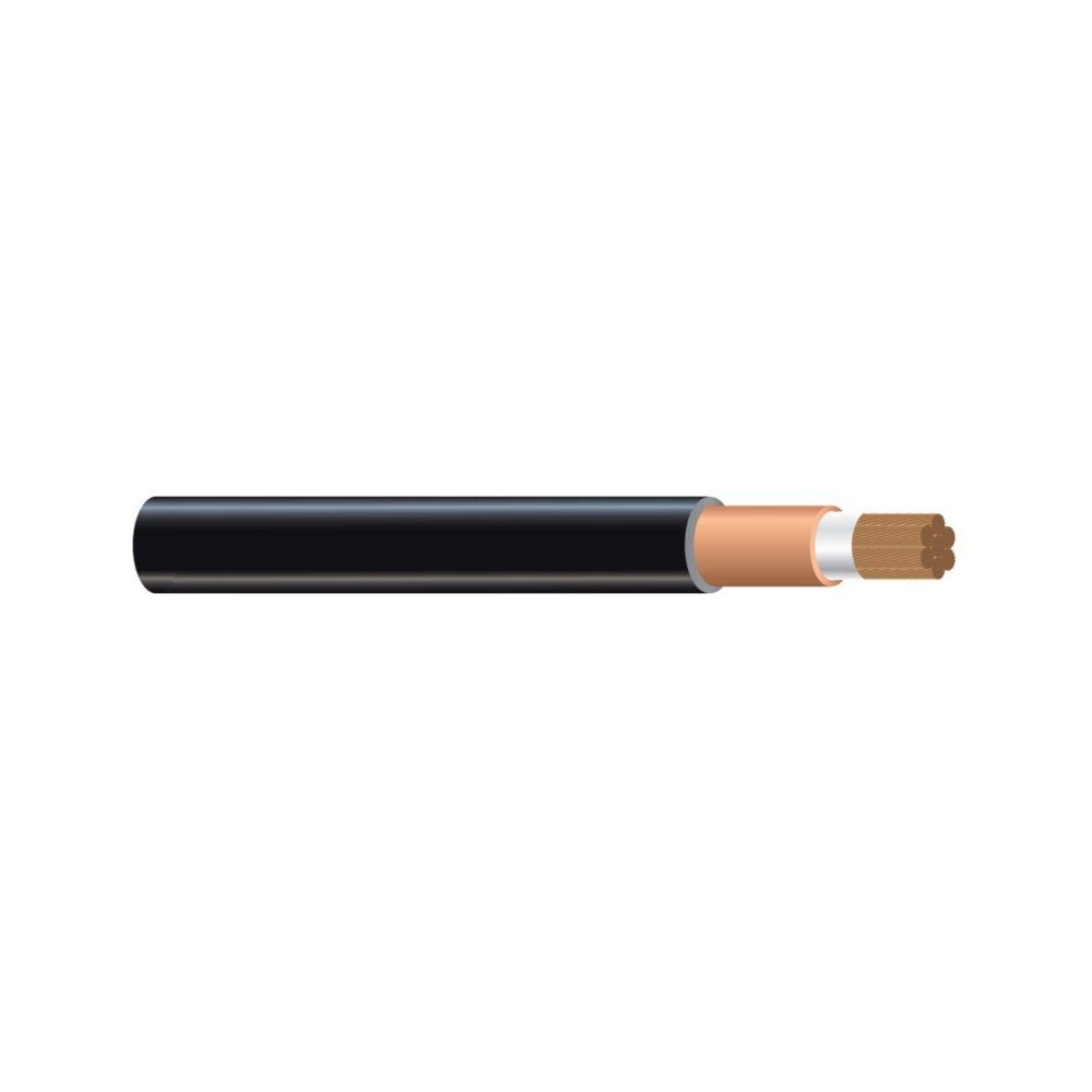 1/C CU 2000V EPR LSZH cable de excitación 1550 KCMIL 3843 hilos — Negro